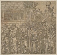 The Triumph of Julius Caesar, Andrea Andreani after Andrea Mantegna, 1599