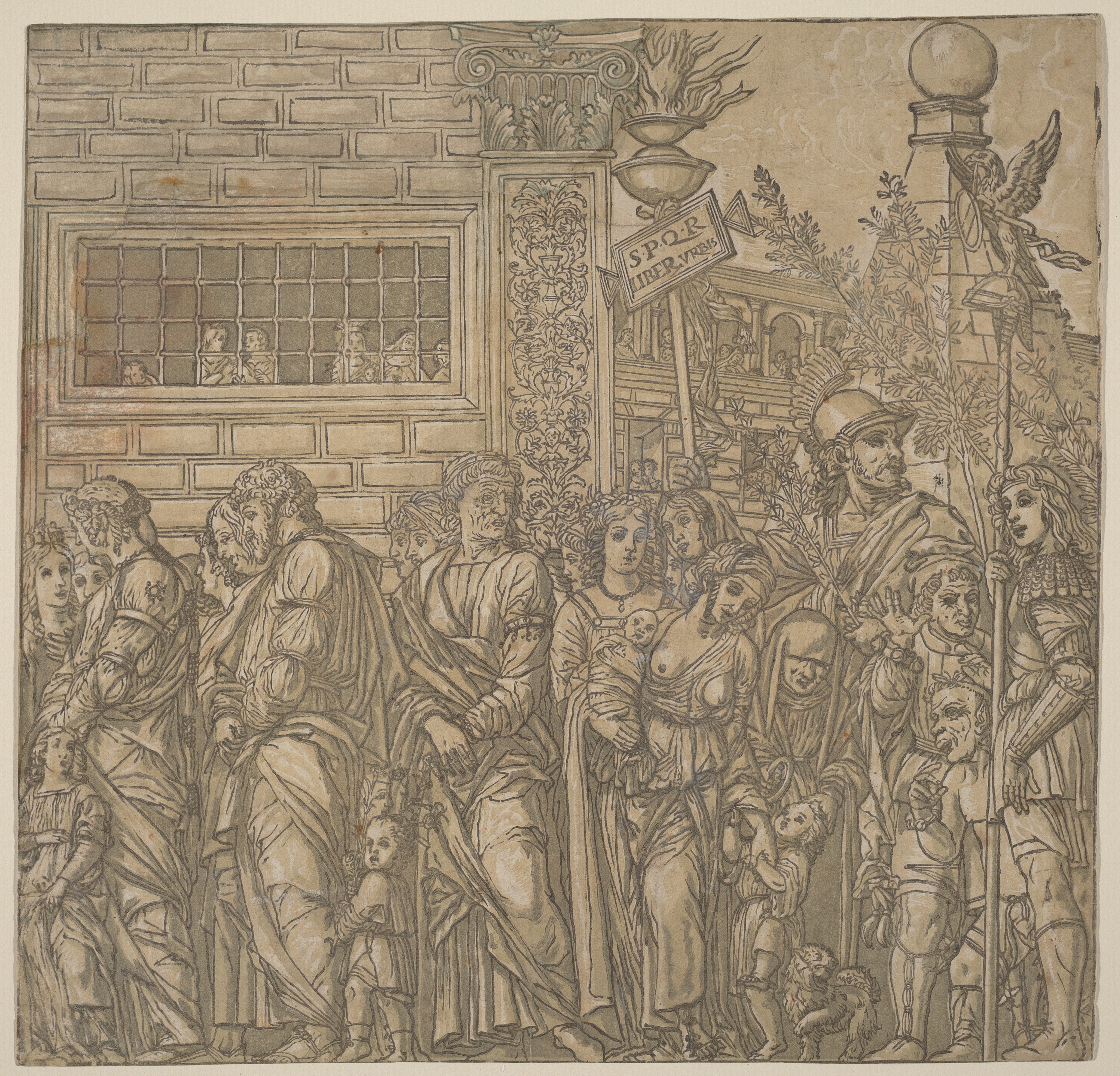The Triumph of Julius Caesar by Andrea Andreani