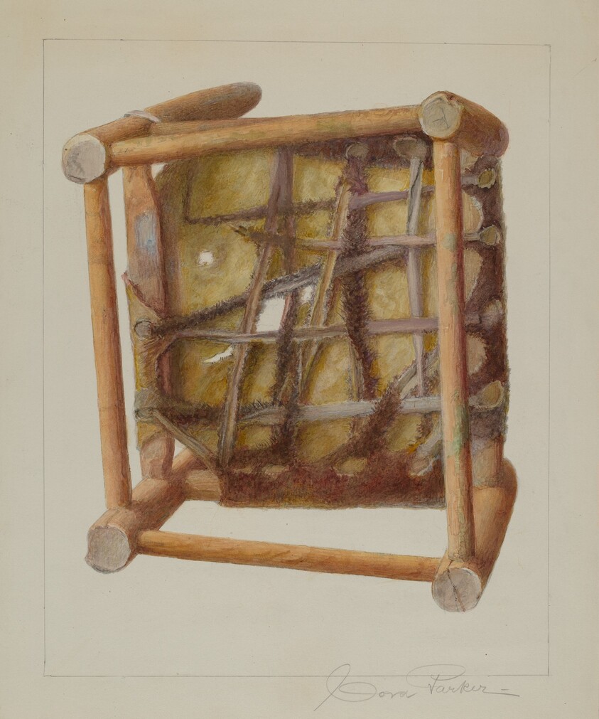 Child's Chair (View of Seat Bottom)