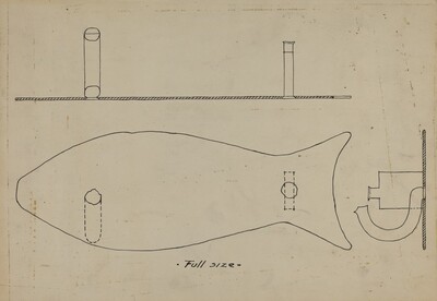 Pa. German Axe Socket
