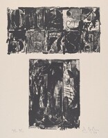 1 from 0-9 (Black), Jasper Johns, 1963