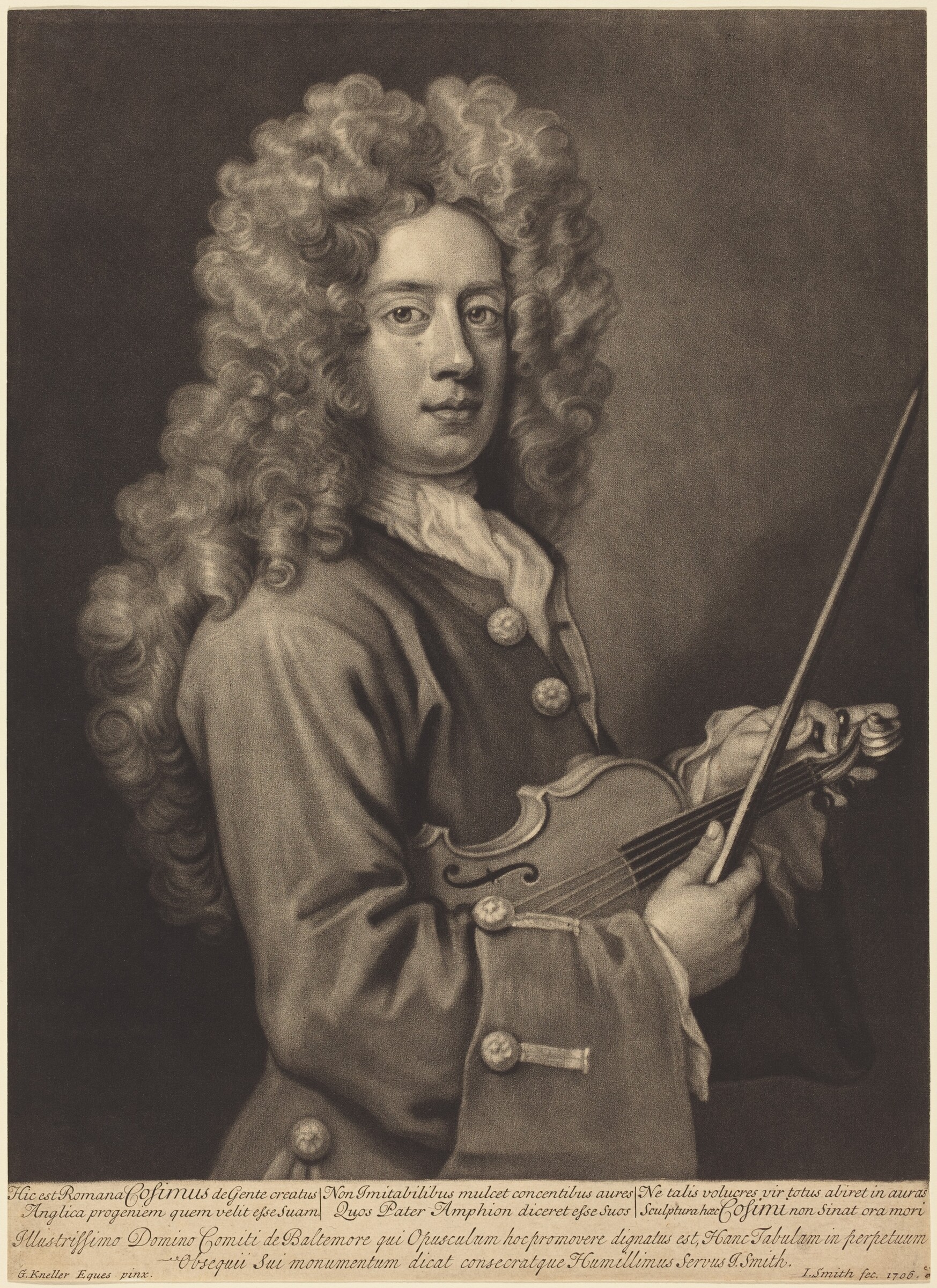 Nicola Cosimo, John Smith after Sir Godfrey Kneller, 1706