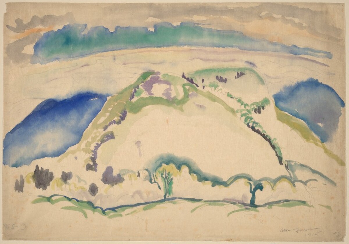 View of Distant Hills