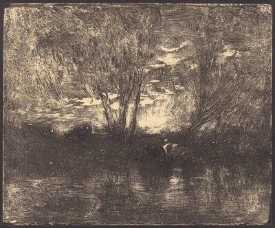 Cows at a Watering Place (Vaches a l'abreuvoir)