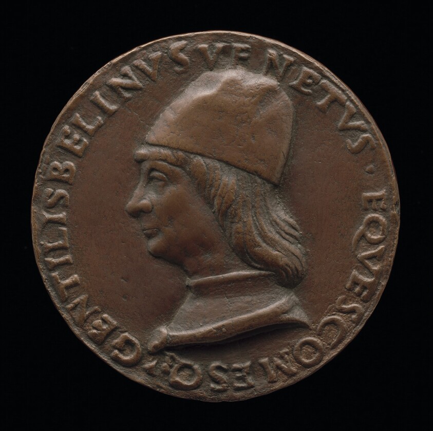 Gentile Bellini, 1429-1507, Venetian Painter [obverse]