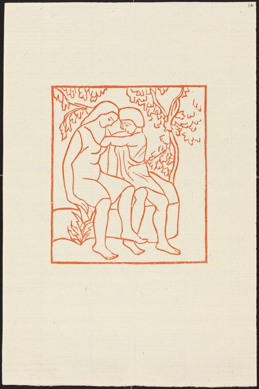 First Book: Daphnis Draws the Grasshopper from Chloe's Bosom (Daphnis met la main dans le sein de Chloe pour en retirer une cigale)