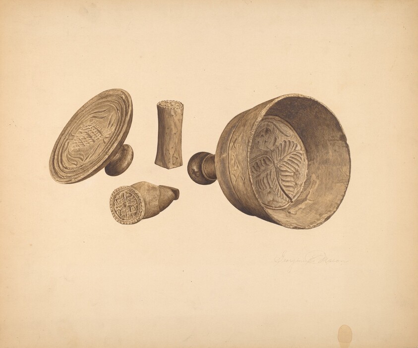 Butter Print and Mold