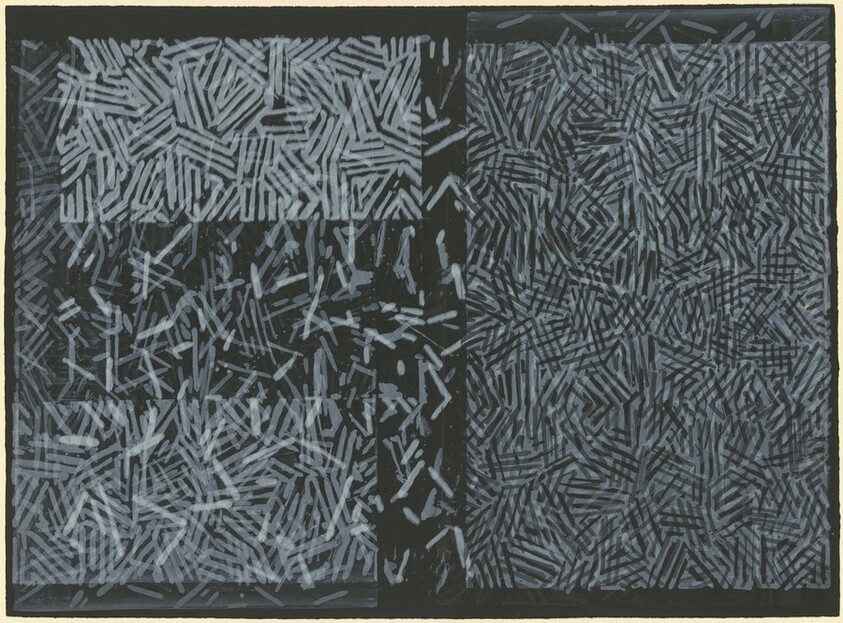 Corpse and Mirror [verso] [trial proof]