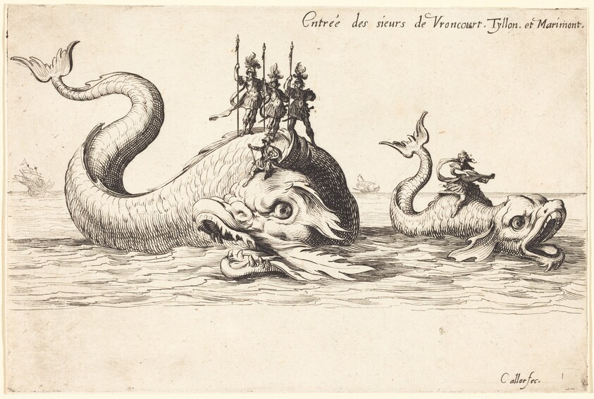 Entry of Mm. de Vroncourt, Tyllon, and Marimont