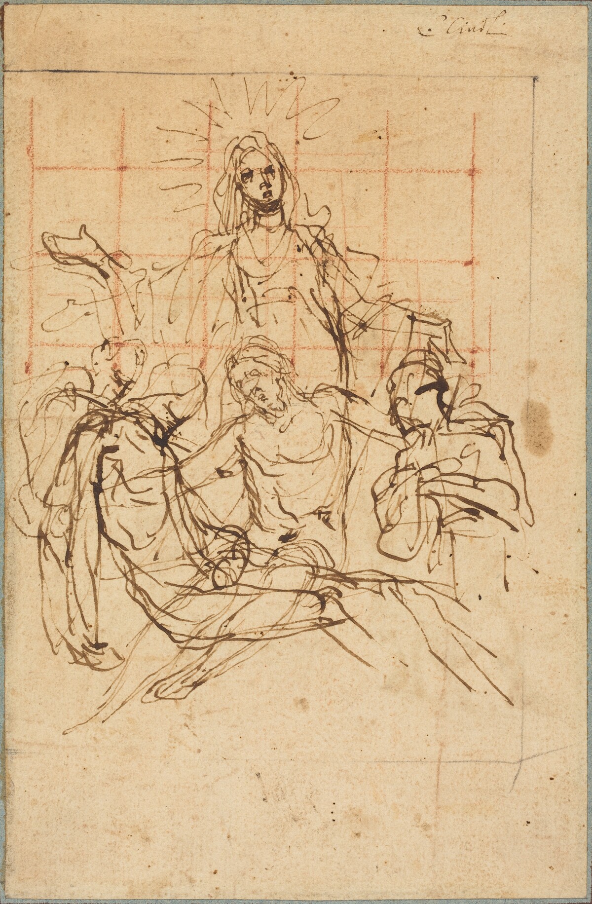 The Pietà (recto)