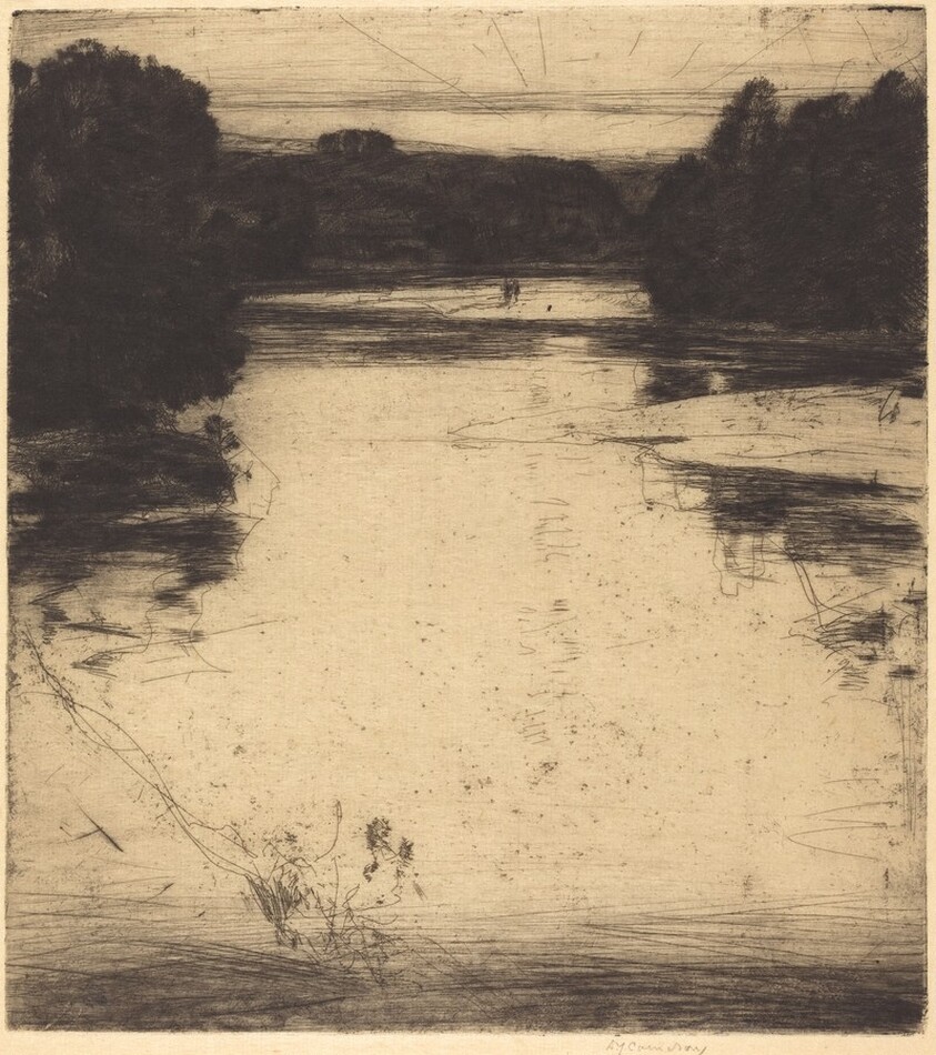 Afterglow (or Evening) on the Findhorn