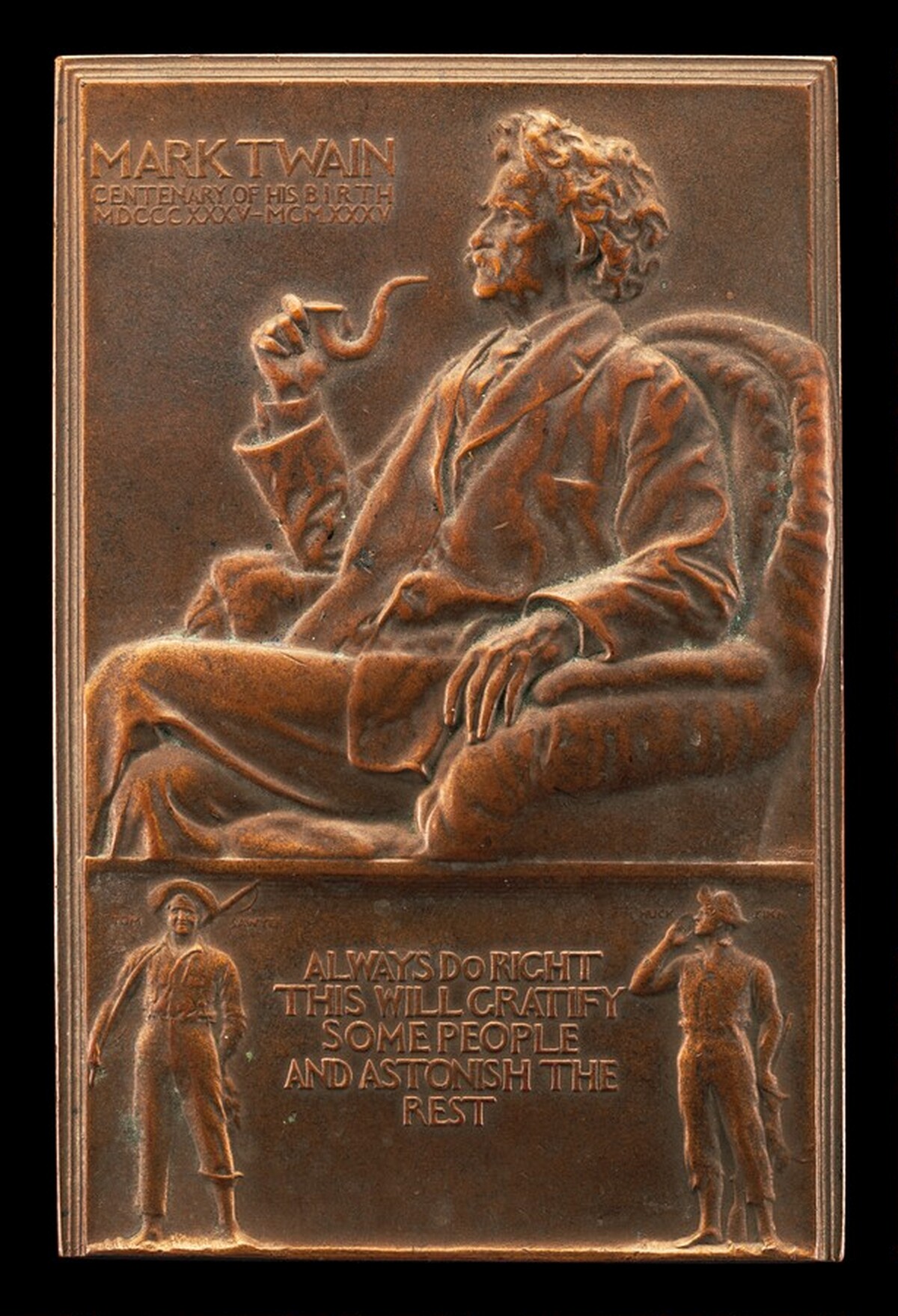 Commemoration of the Centenary of Mark Twain's Birth