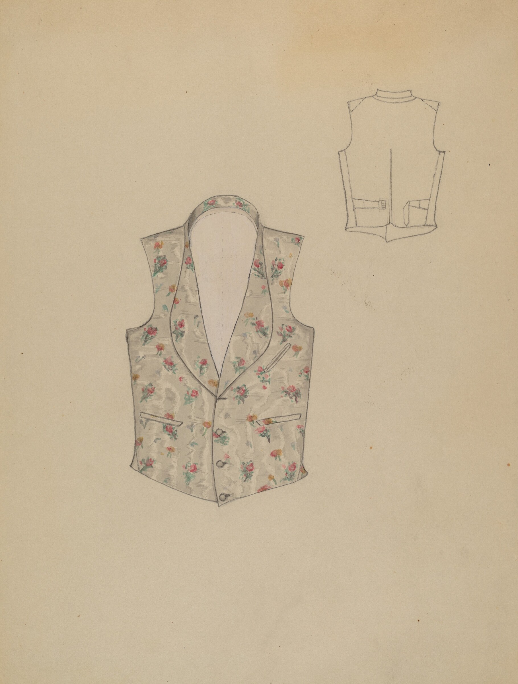 Waistcoat, Dorothy Gernon, c. 1936