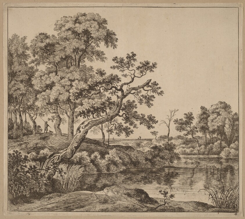 Landscape with a Bending Tree