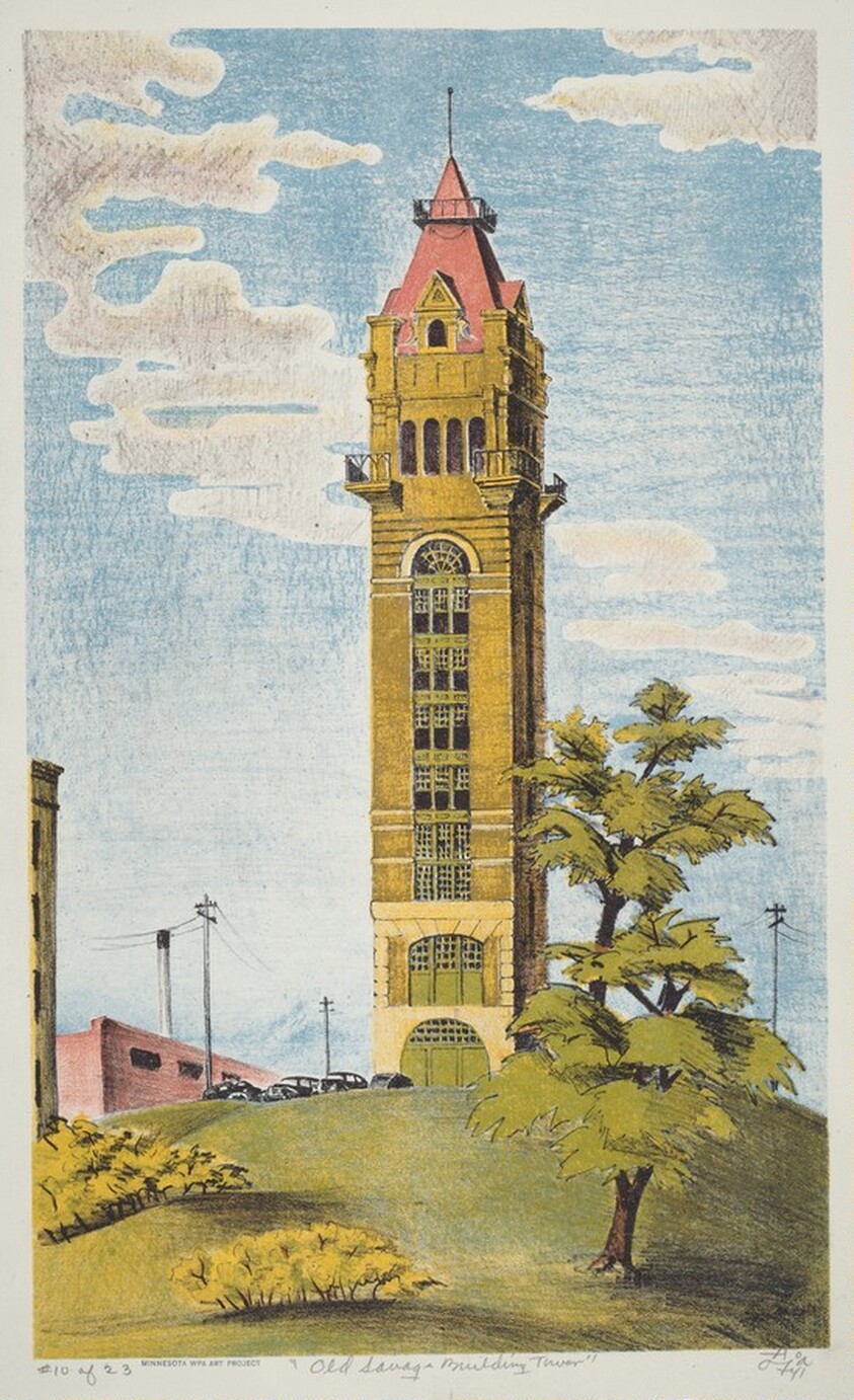 Old Savage Building Tower