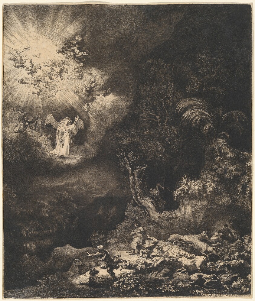 The Angel Appearing to the Shepherds