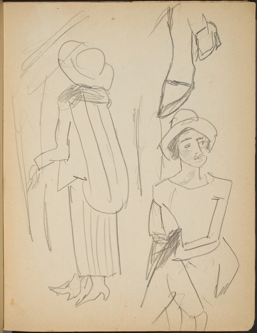 Kleiderstudien (Studies of Dresses) [p. 23]