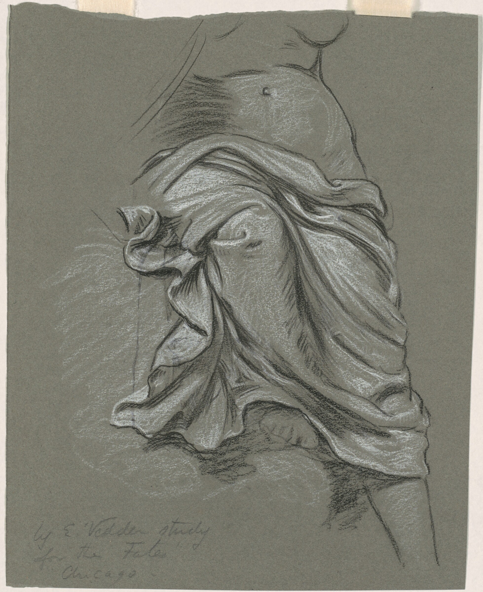 Study for "The Fates Gathering in the Stars", Elihu Vedder, 1884-1887