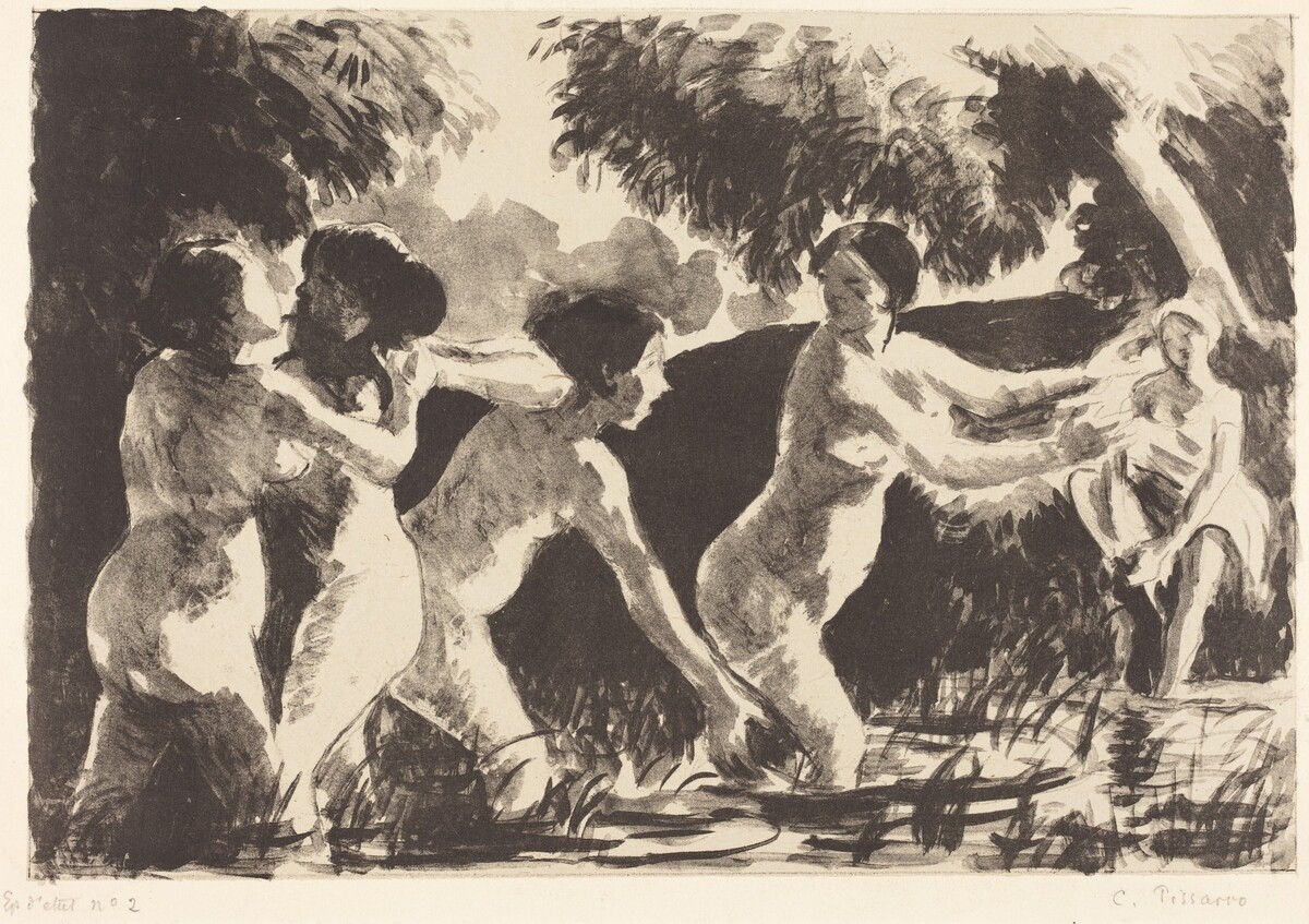 Bathers Wrestling (Baigneuses luttants)