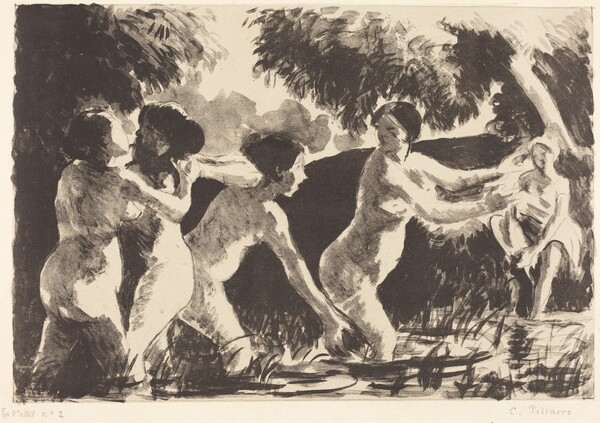 Bathers Wrestling (Baigneuses luttants)
