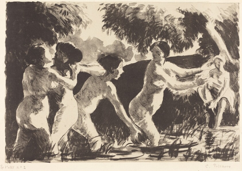 Bathers Wrestling (Baigneuses luttants)