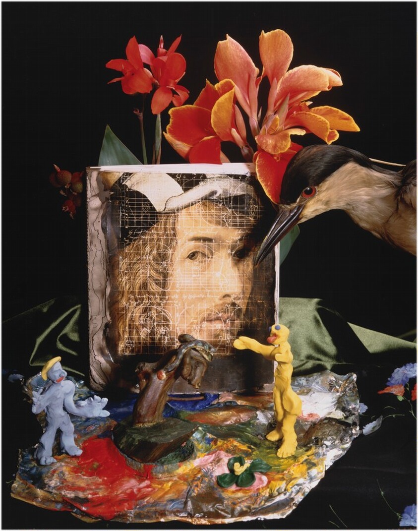 Durer with Red Flower