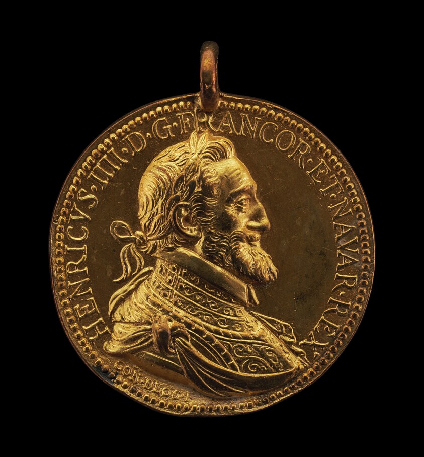 Henri IV, 1553-1610, King of France 1589 [obverse]