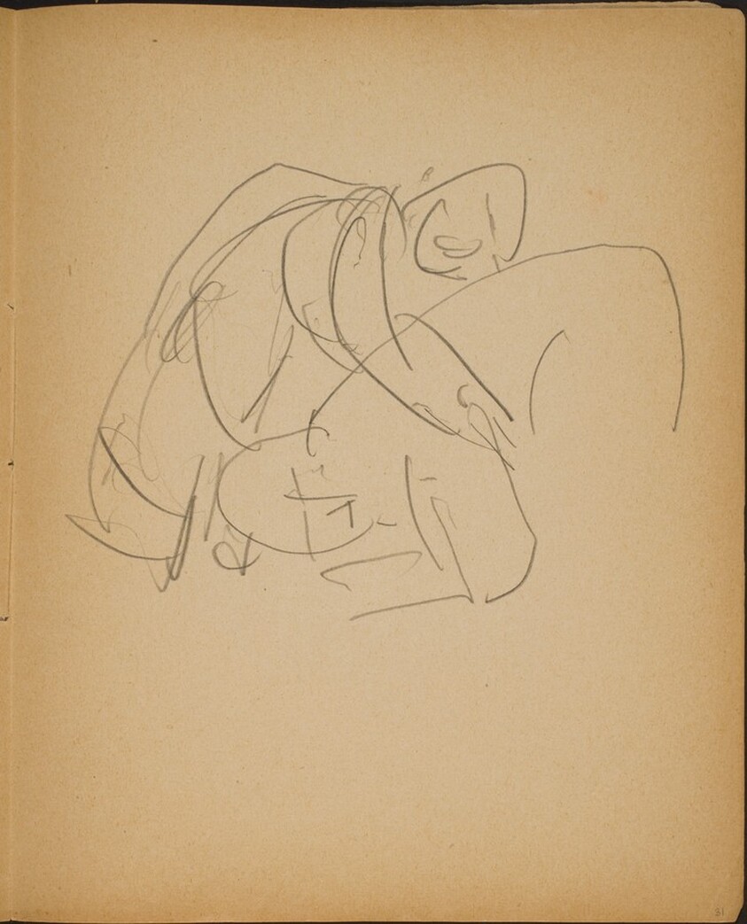 Zwei ineinander verschlungene Ringkämpfer (Two Wrestlers Locked) [p. 31]