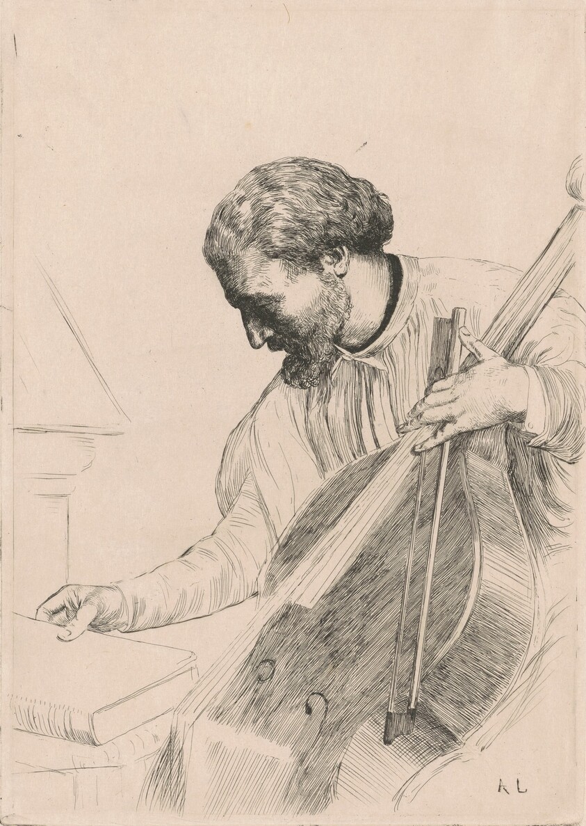 The Bass Player (Le Jouer de Contre-Basse)