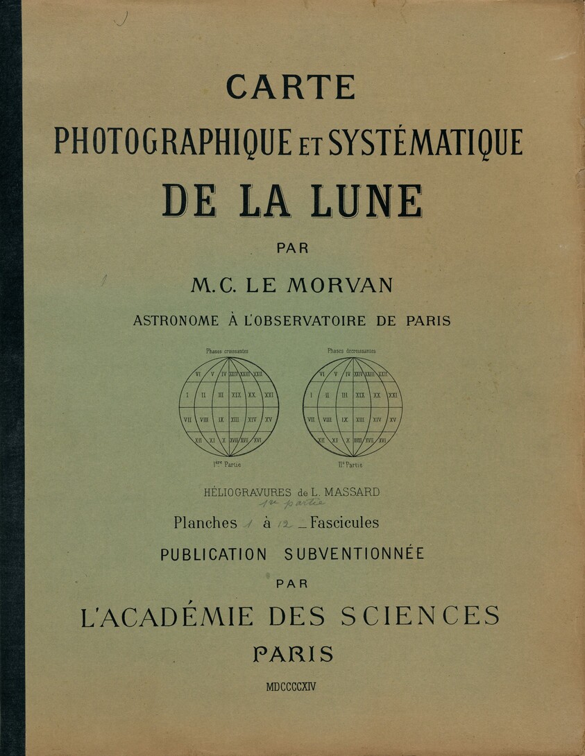 Carte photographique et systématique de la lune (Photographic and Systematic Chart of the Moon)