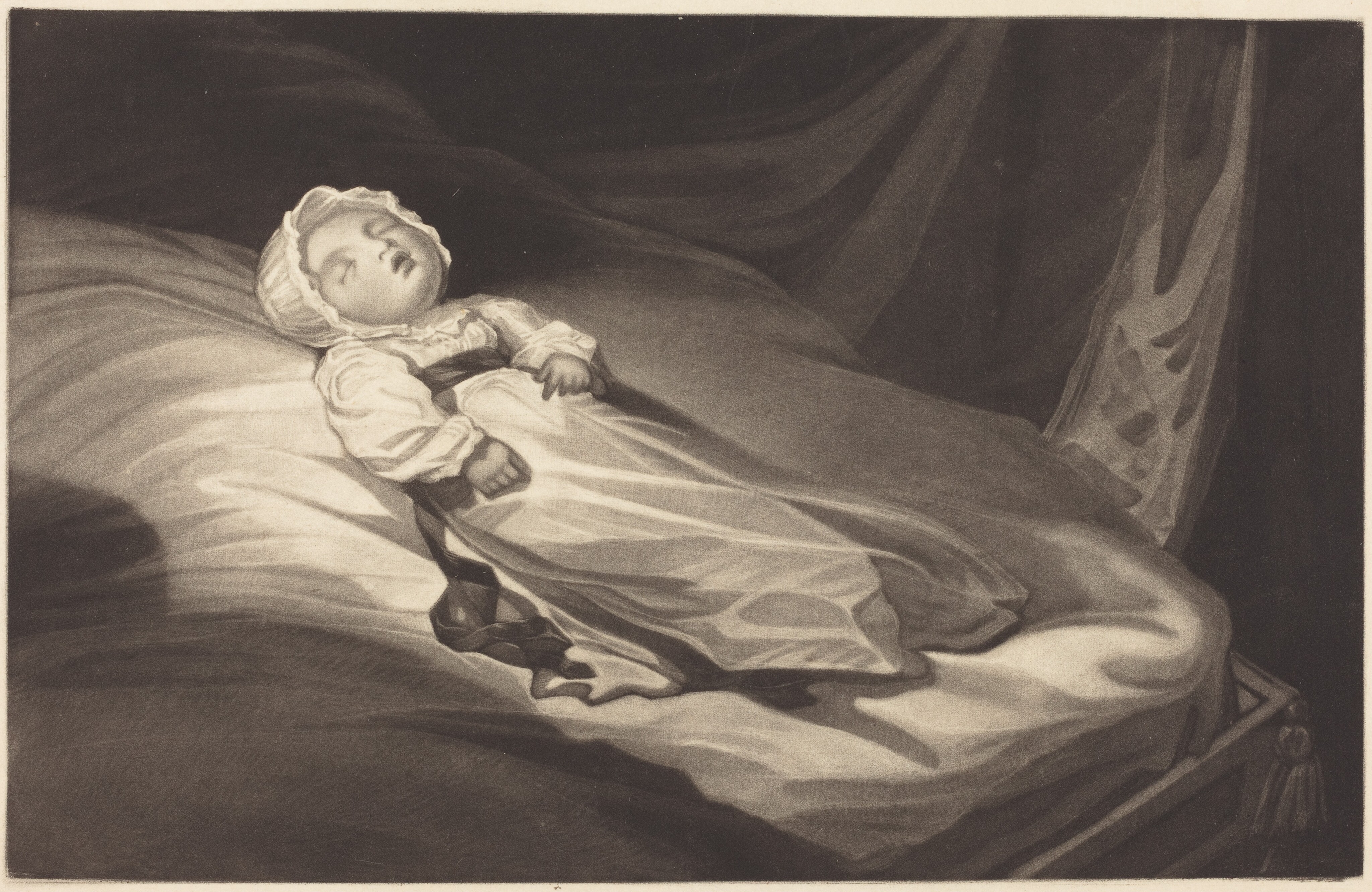 Sleeping Infant by British 19th Century