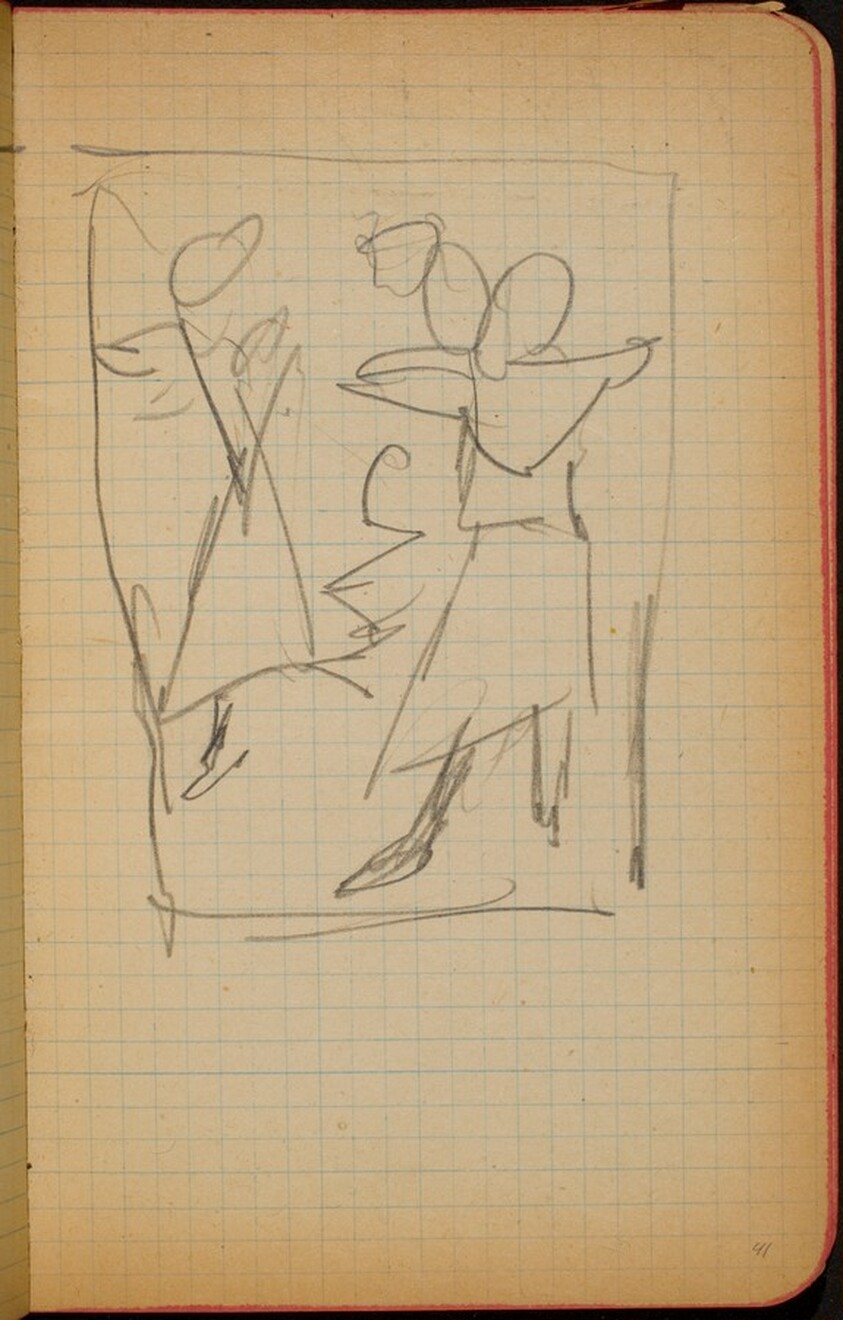 Mehrfigurige Kompositionsskizze (Figural Composition) [p. 41]