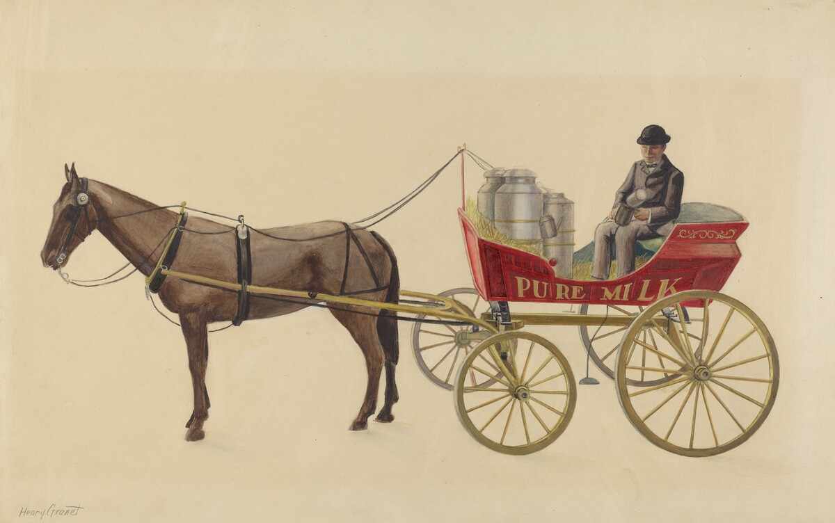 Toy Milk Wagon
