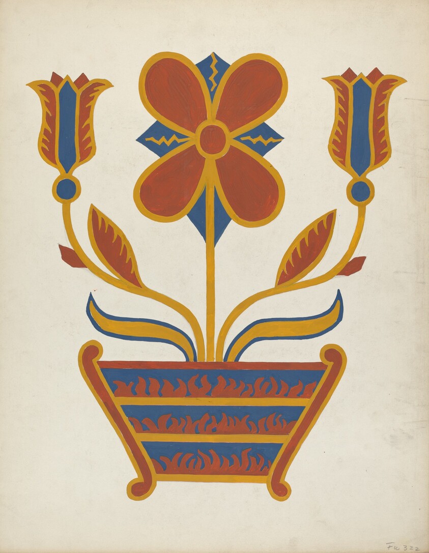 Study for Proposed Portfolio "Decorated Chests of Rural Pennsylvania"