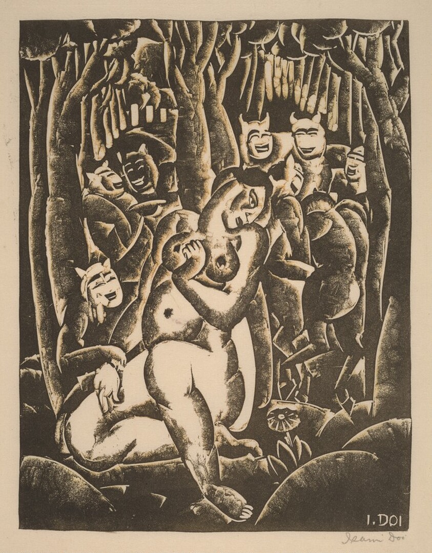 Untitled (Nude with Demons)