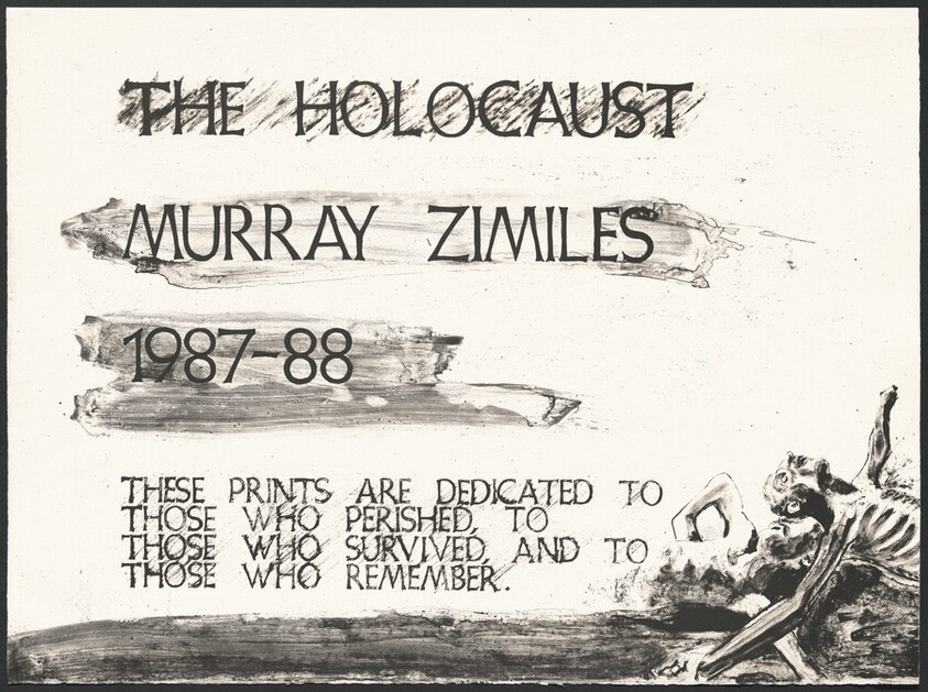 Title page from The Holocaust