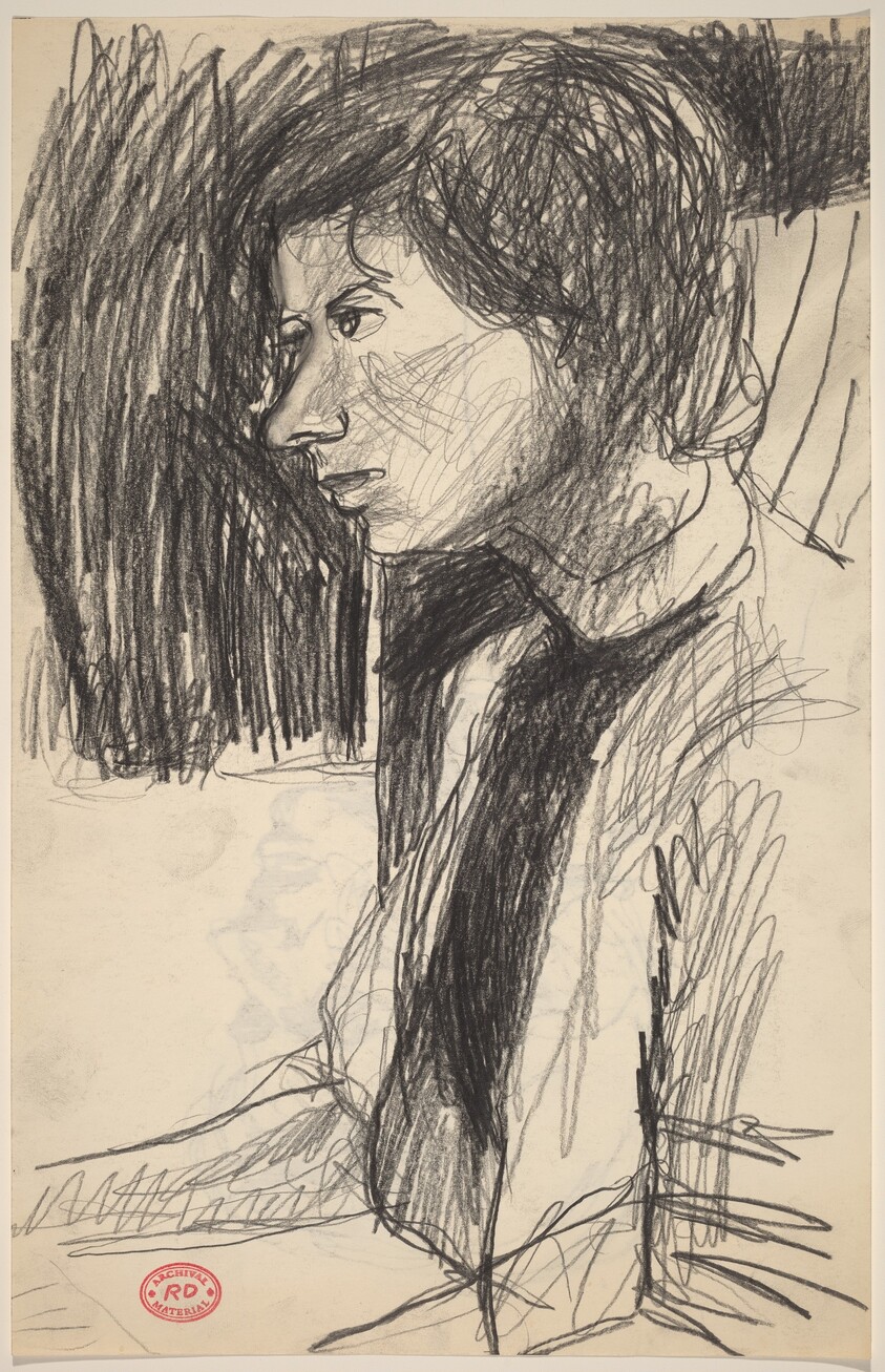 Untitled [woman facing left] [recto]