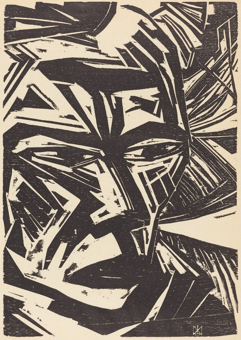 Head of a Man (Self-Portrait) (Männerkopf [Selbstbildnis])