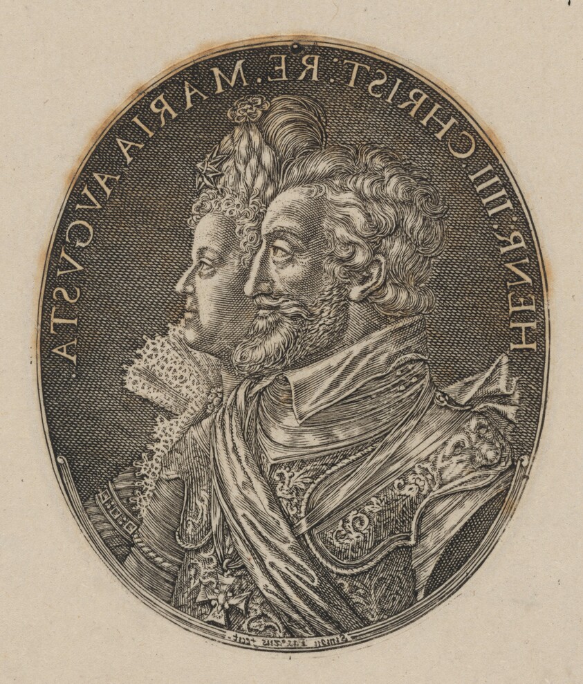 Henri IV and Maria de Medici [top half]