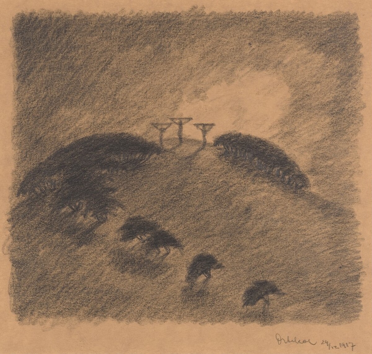 Crucifixion/Three Crosses on a Hill
