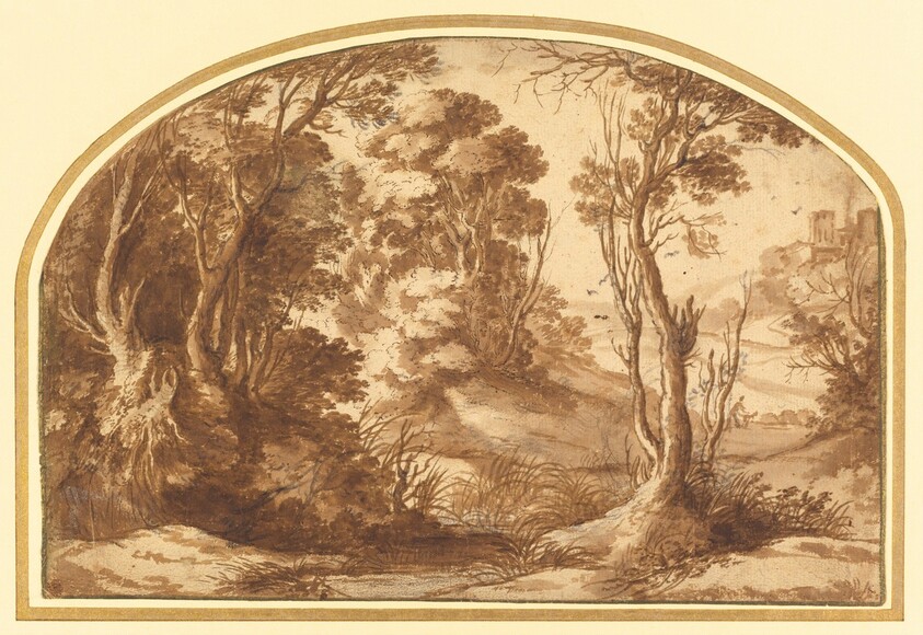 Pool at the Edge of a Wood