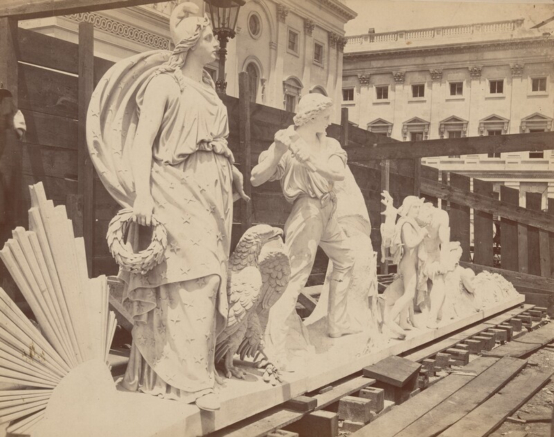 No. 289.—Sculpture of North Wing of Capitol, Washington, DC