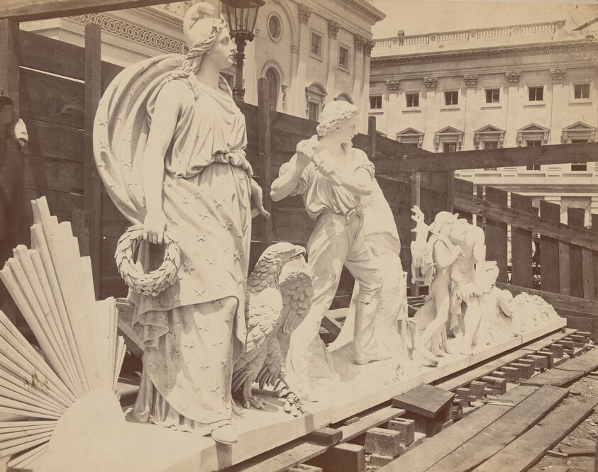 No. 289.—Sculpture of North Wing of Capitol, Washington, DC