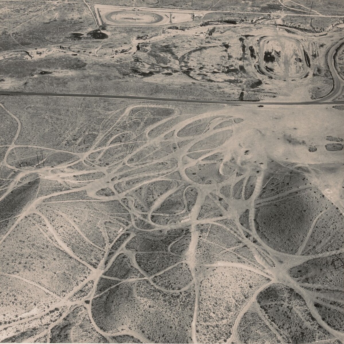 Race Track and Motor Cross near the Airport, Albuquerque, New Mexico