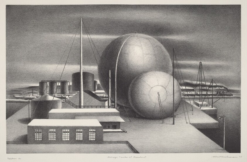 Storage Tanks At Rondout