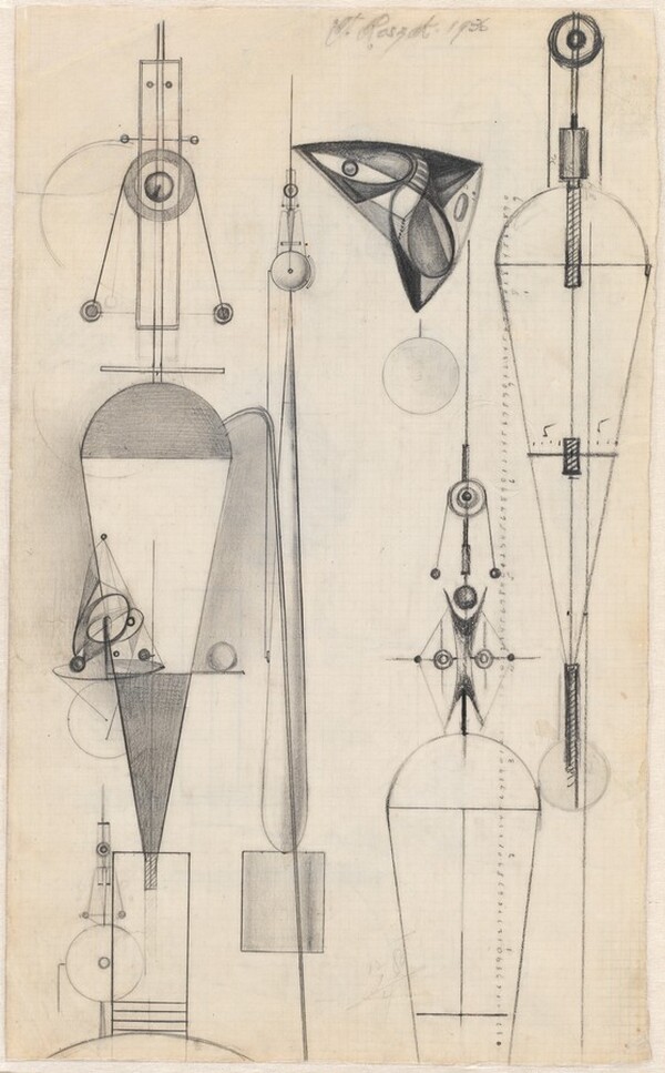 Studies for Constructivist Sculptures [recto]