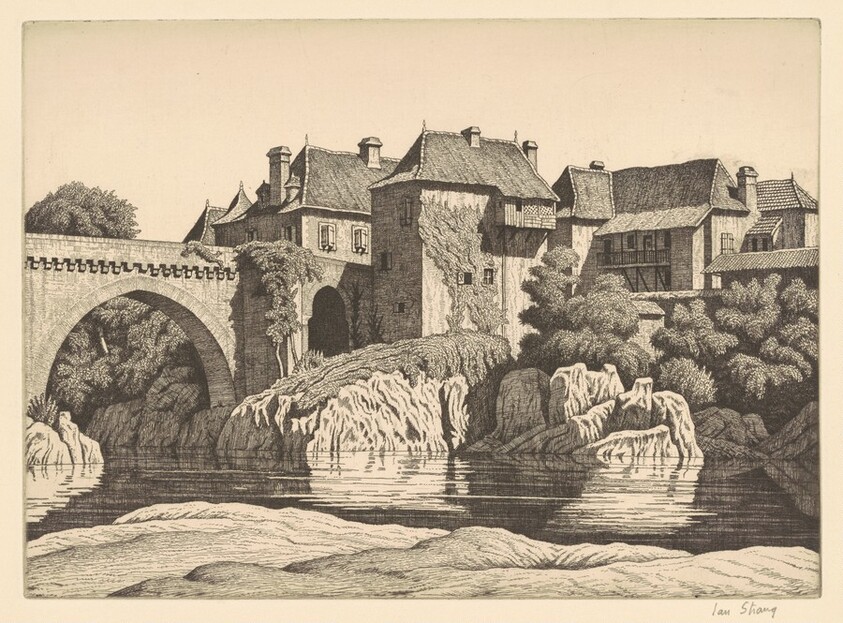Houses by the Bridge, Orthez