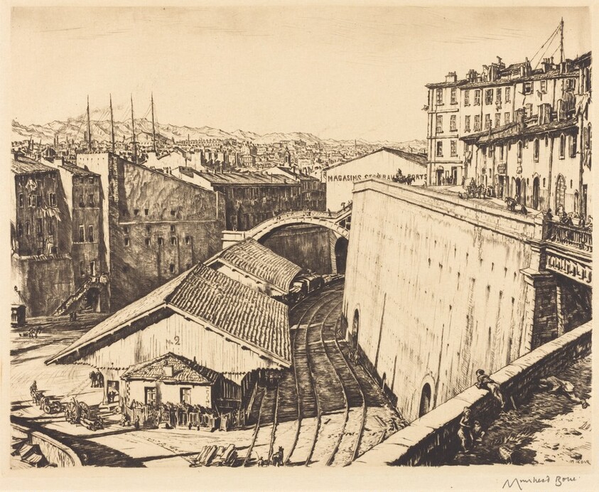 Railway Sheds, Marseilles