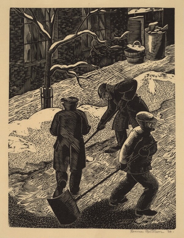 Untitled (Snow Shovellers)