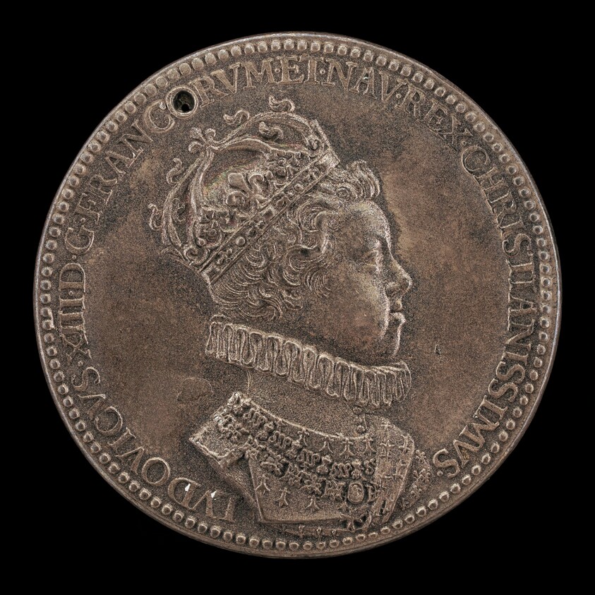 Louis XIII, 1601-1643, King of France 1610 [obverse]